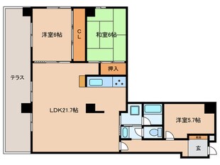 シャトレ御棚の物件間取画像